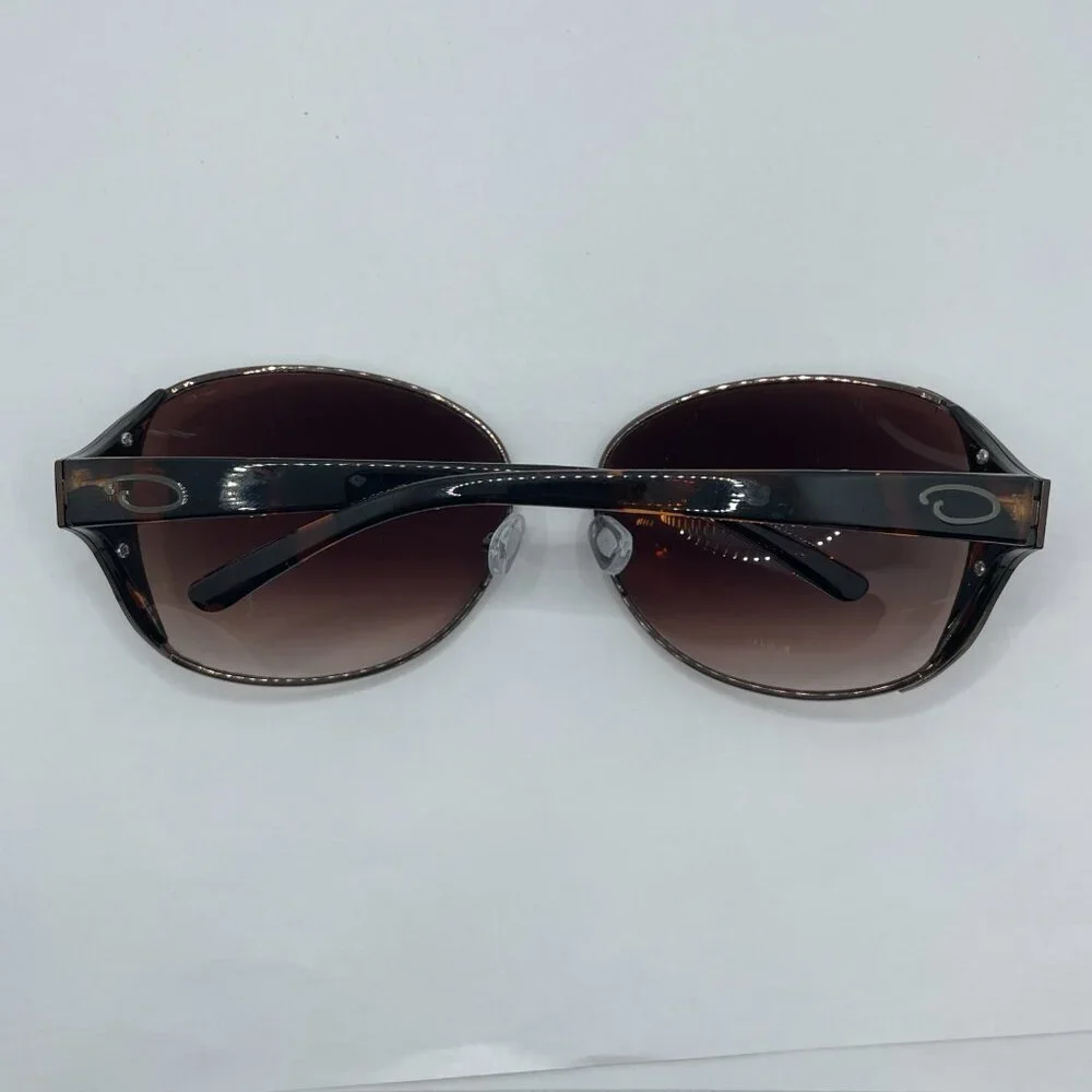 Oscar de la Renta‎ Oversized Brown Tortoise Shell Sunglasses OS